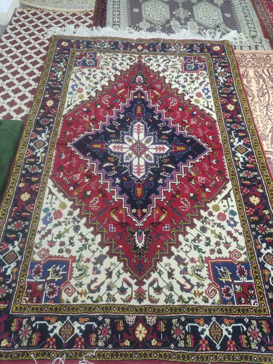 فروش یک جفت فرش دستباف مهربان ۲در۳|فرش|مهربان, |دیوار