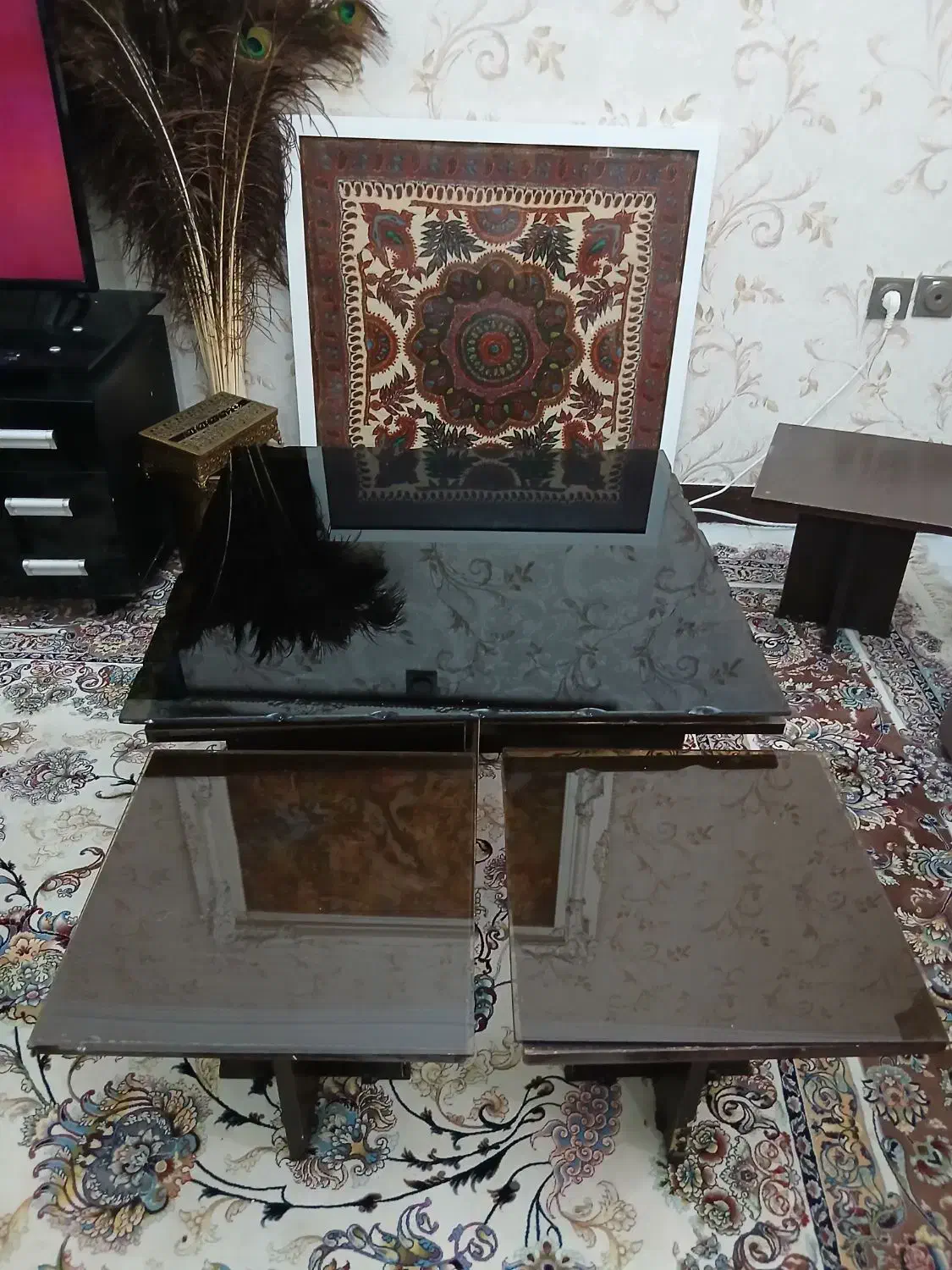 میز جلو مبلی|مبلمان خانگی و میز عسلی|رشت, توشیبا|دیوار