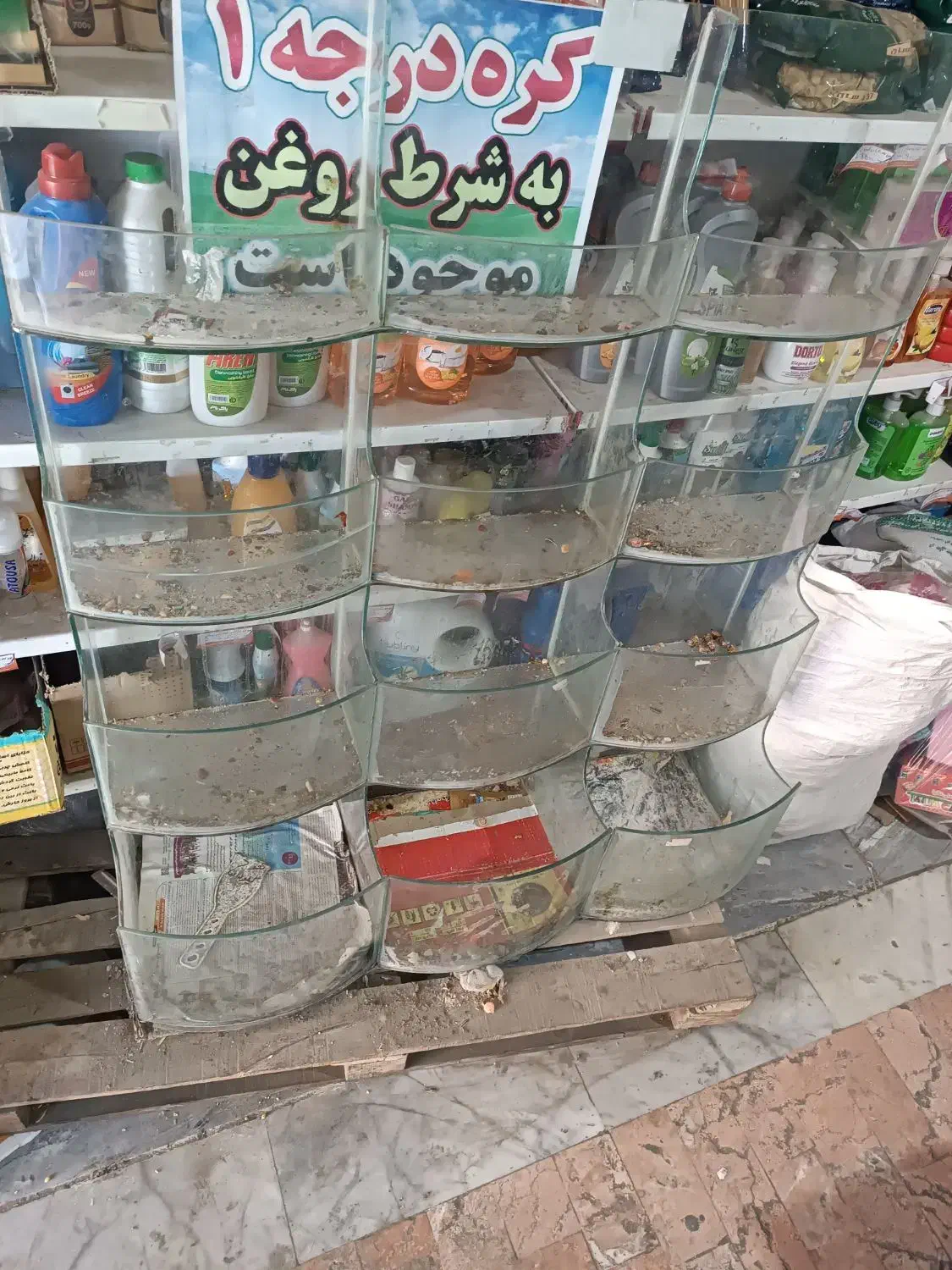 شیشه جا شکلاتی سوپر مارکت|فروشگاه و مغازه|قوچان, |دیوار