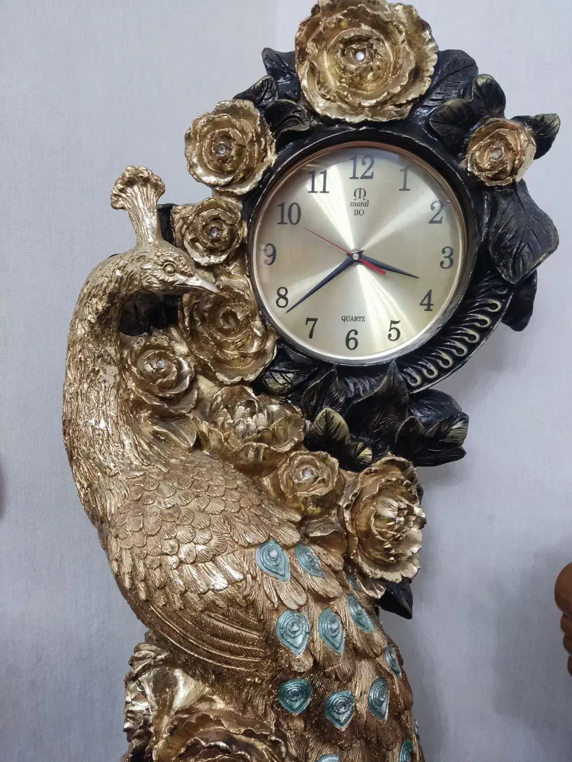 ساعت ایستاده طرح طاووس|ساعت دیواری و تزئینی|دماوند, گیلاوند|دیوار