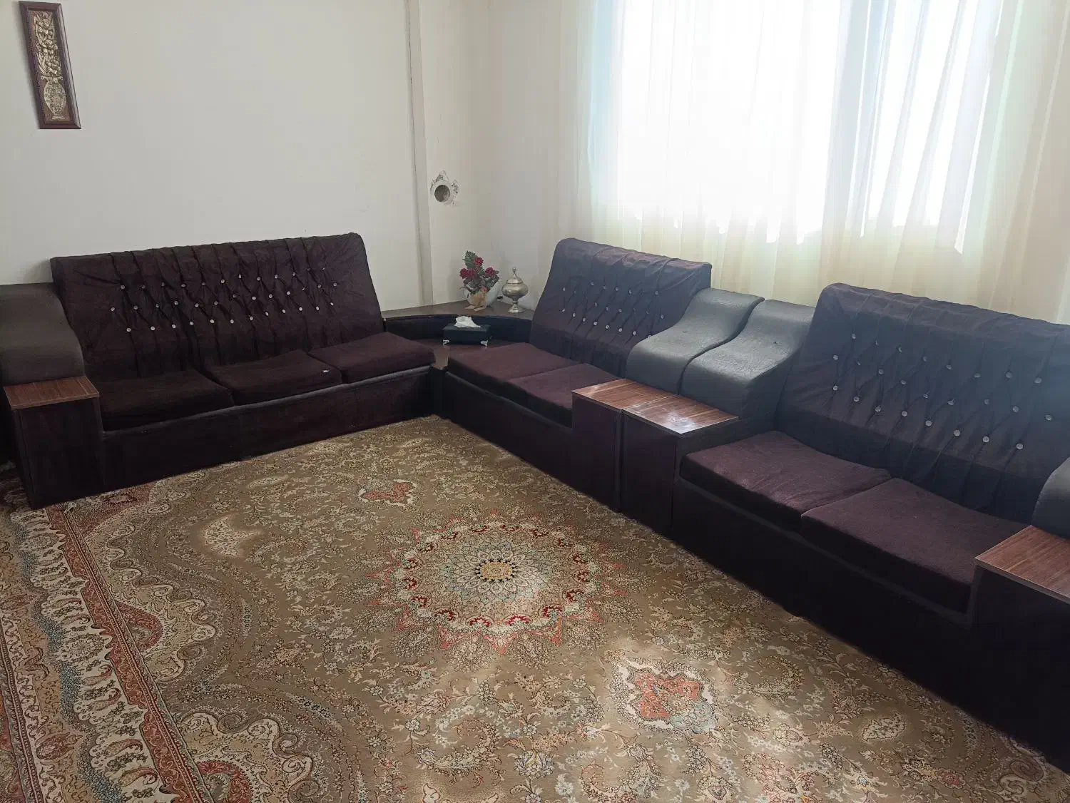 مبل هفت نفره|مبلمان خانگی و میز عسلی|بیرجند, |دیوار