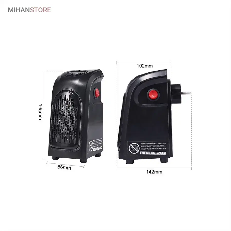 هیتر برقی فن دار Handy Heater بدون نیاز به کابل|بخاری، هیتر، شومینه|رشت, سعدی (تختی)|دیوار