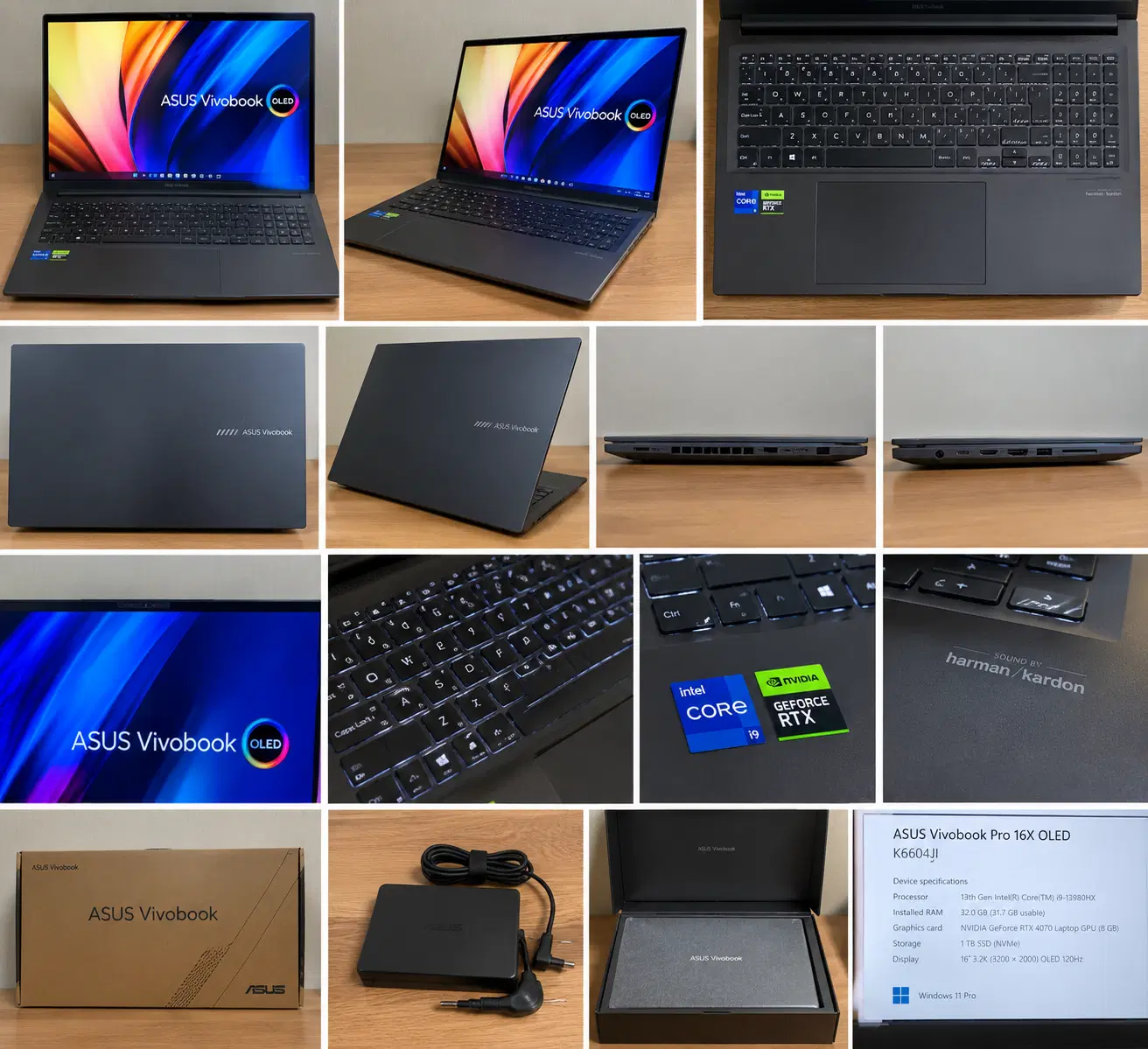 ASUS Vivobook Pro 16X OLED  i9  RTX 4070  32GB|رایانه همراه|تهران, حر|دیوار
