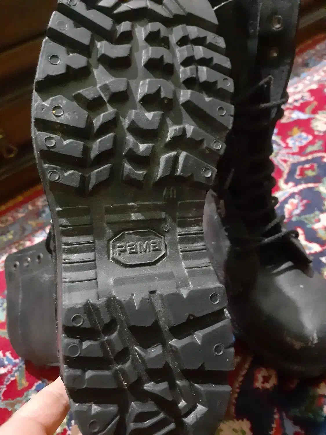 پوتین سربازی چرم اصل سایز ۴۰|کیف، کفش، کمربند|تربتحیدریه, شهرک ولیعصر|دیوار