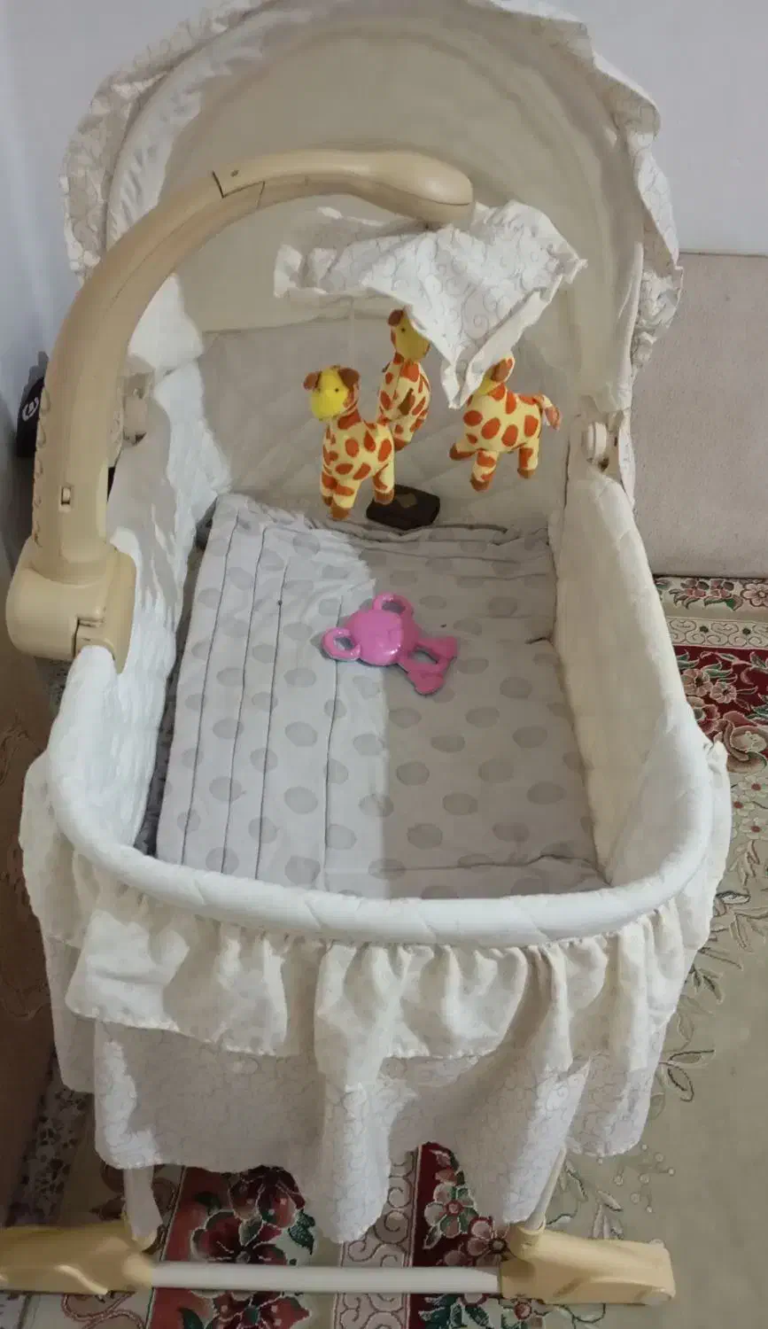 گهواره نوزاد موزیک دار|تخت و سرویس خواب|ایلام, |دیوار