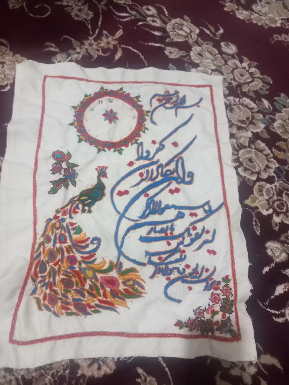 پته ساعت|پرده، رانر، رومیزی|کرمان, |دیوار