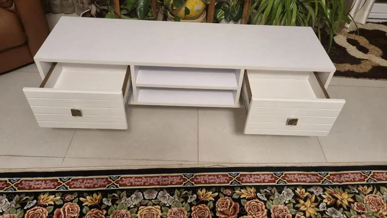 میز تلویزیون سفید|میز تلویزیون|قم, بنیاد|دیوار