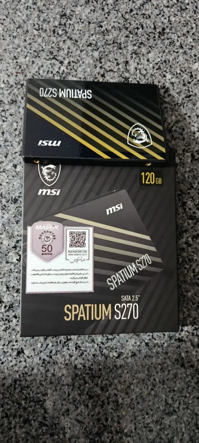 ssd msi 120g satalll|قطعات و لوازم جانبی رایانه|زرقان, |دیوار