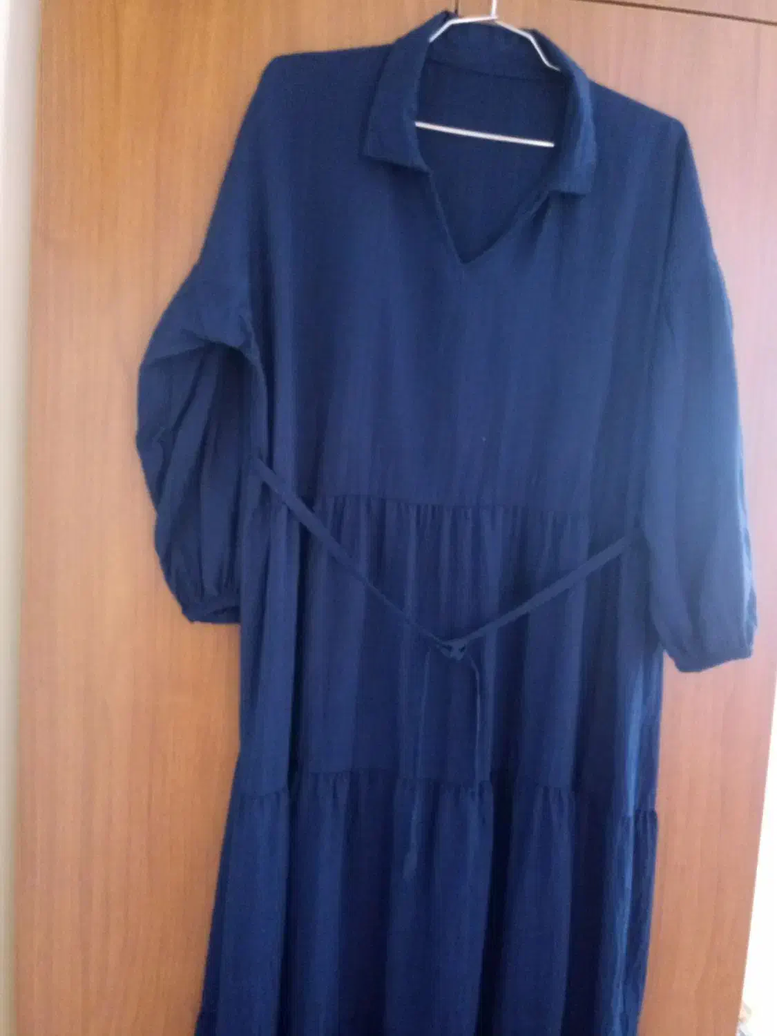 مانتوپیراهنی  بلند سرمه ای قد130سانت|لباس|بابلسر, |دیوار