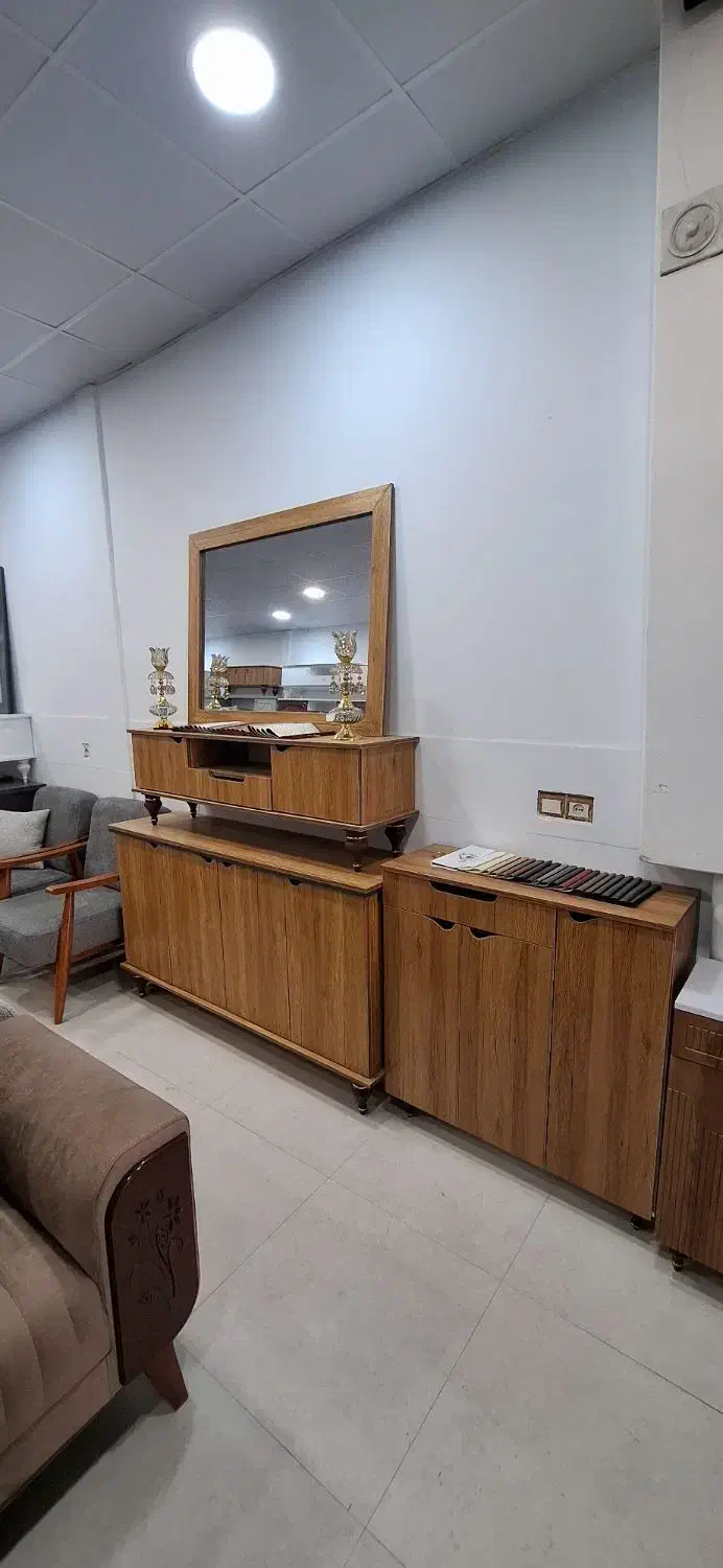 فروش ست آینه کنسول و میز TV بهترین متریال|بوفه، ویترین، کنسول|مشهد, نوید|دیوار