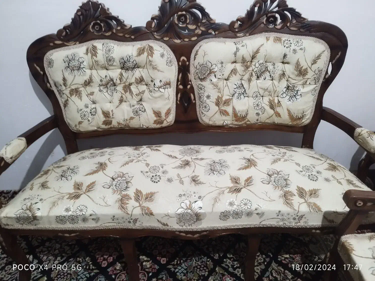 مبل سلطنتی درحد نو|مبلمان خانگی و میز عسلی|سیرجان, |دیوار