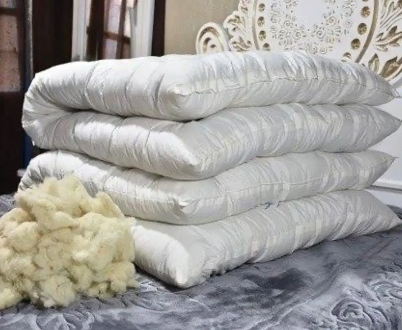 تشک و لاحاف پشمی تک نفره ۵ عدد|رختخواب، بالش، پتو|تهران, مشیریه|دیوار