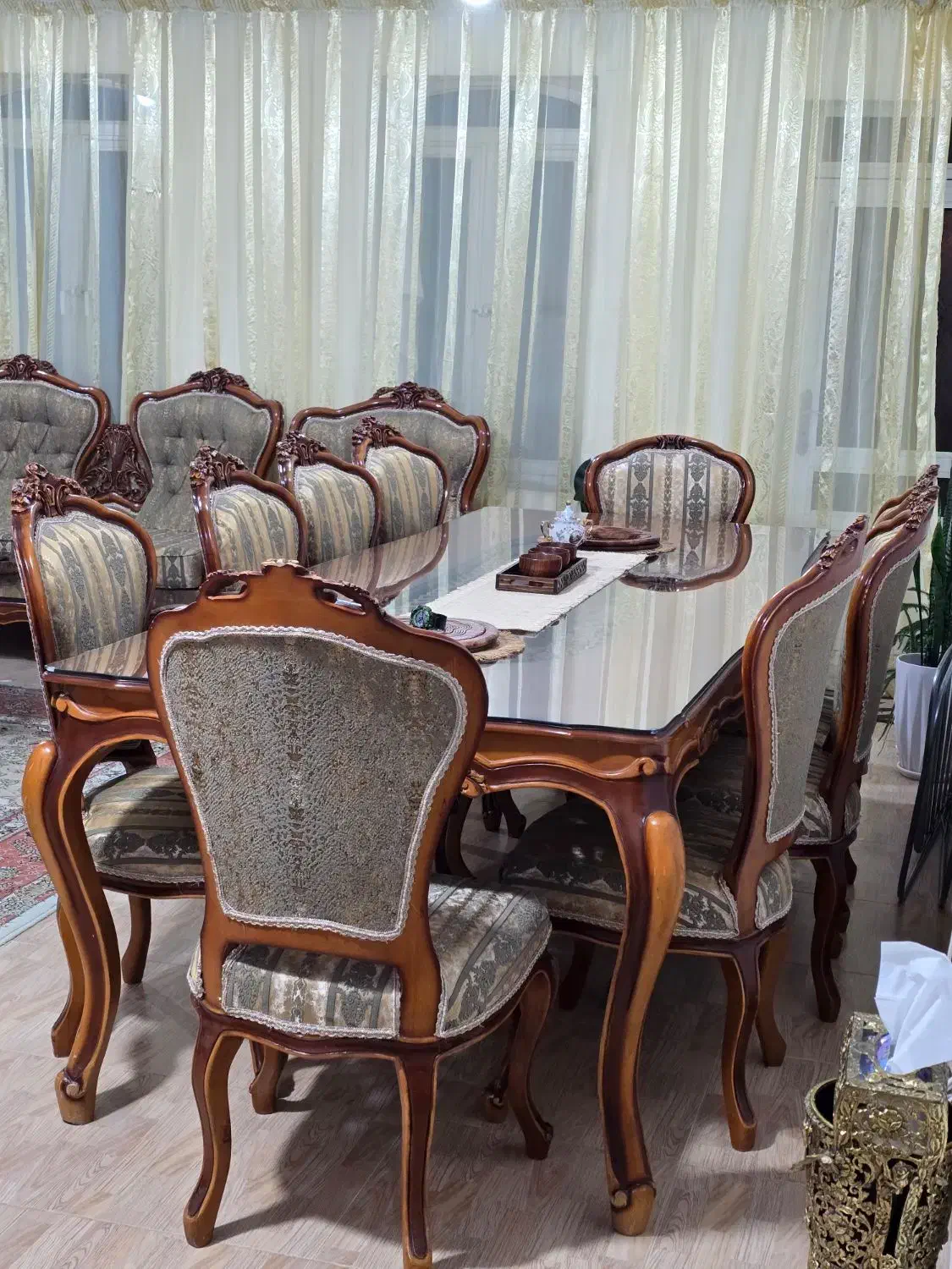 مبل اعیانی چوب گردو|مبلمان خانگی و میز عسلی|ماکو, |دیوار