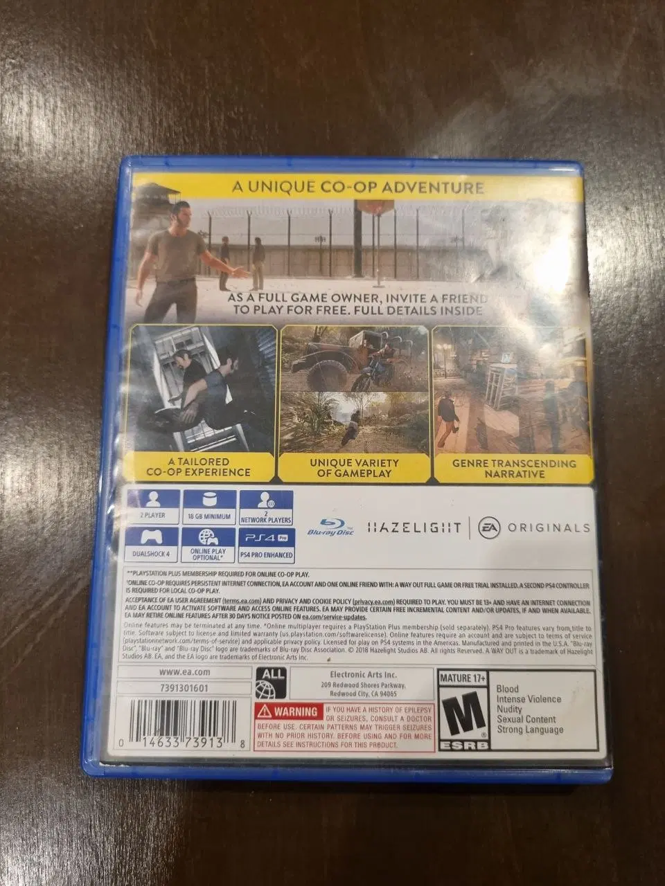 a way out ps4 بازی|کنسول، بازی ویدئویی و آنلاین|کرمان, |دیوار