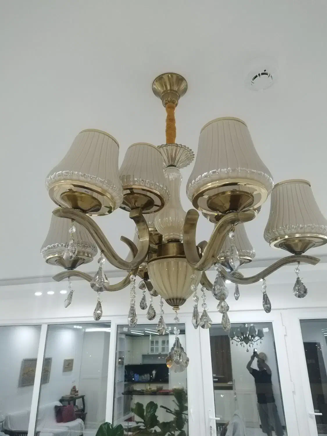 لوستر|لوستر و چراغ آویز|ساوه, |دیوار