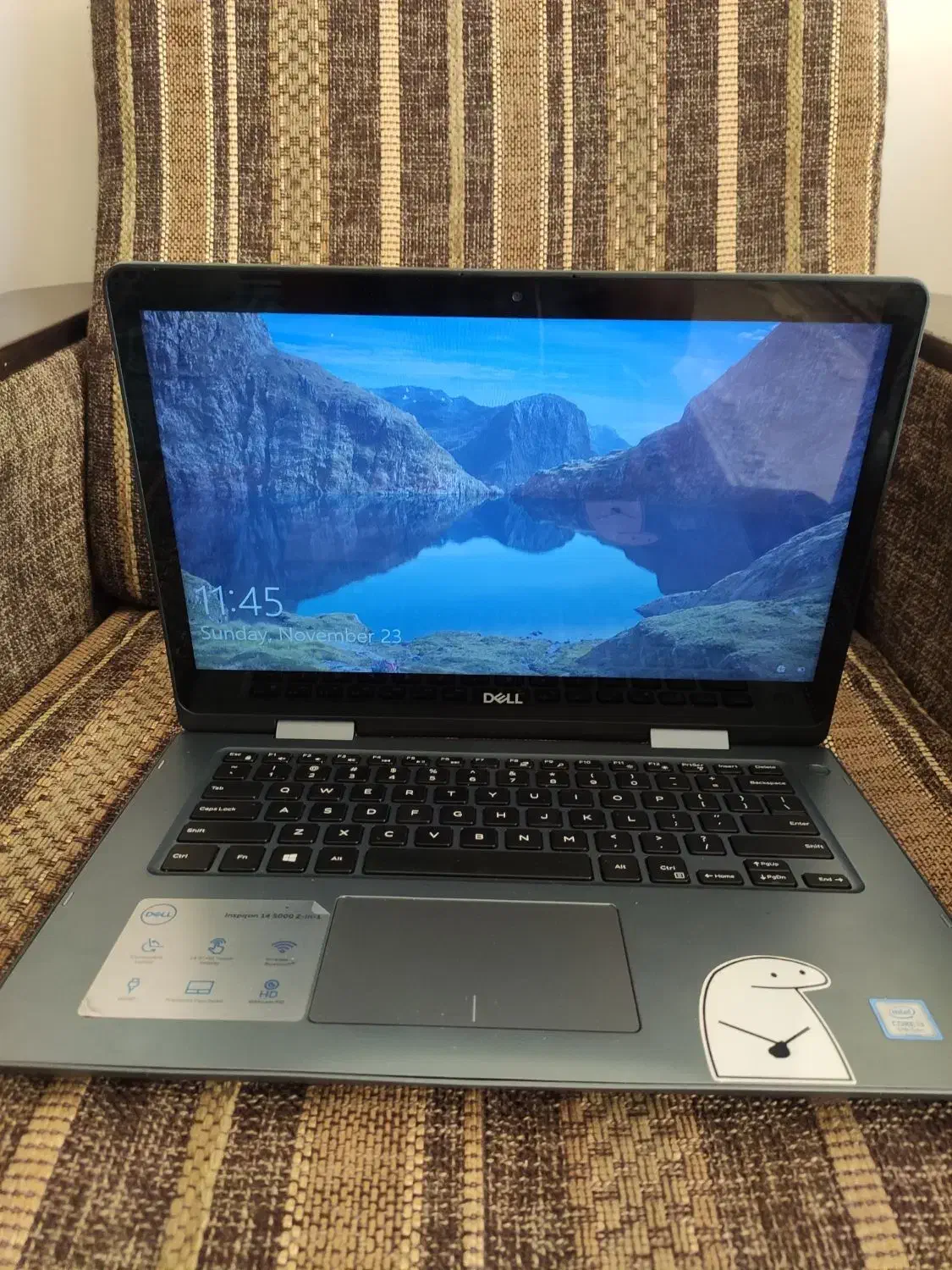 لبتاب dell به همراه موس ماکروسافت|رایانه همراه|بروجرد, |دیوار