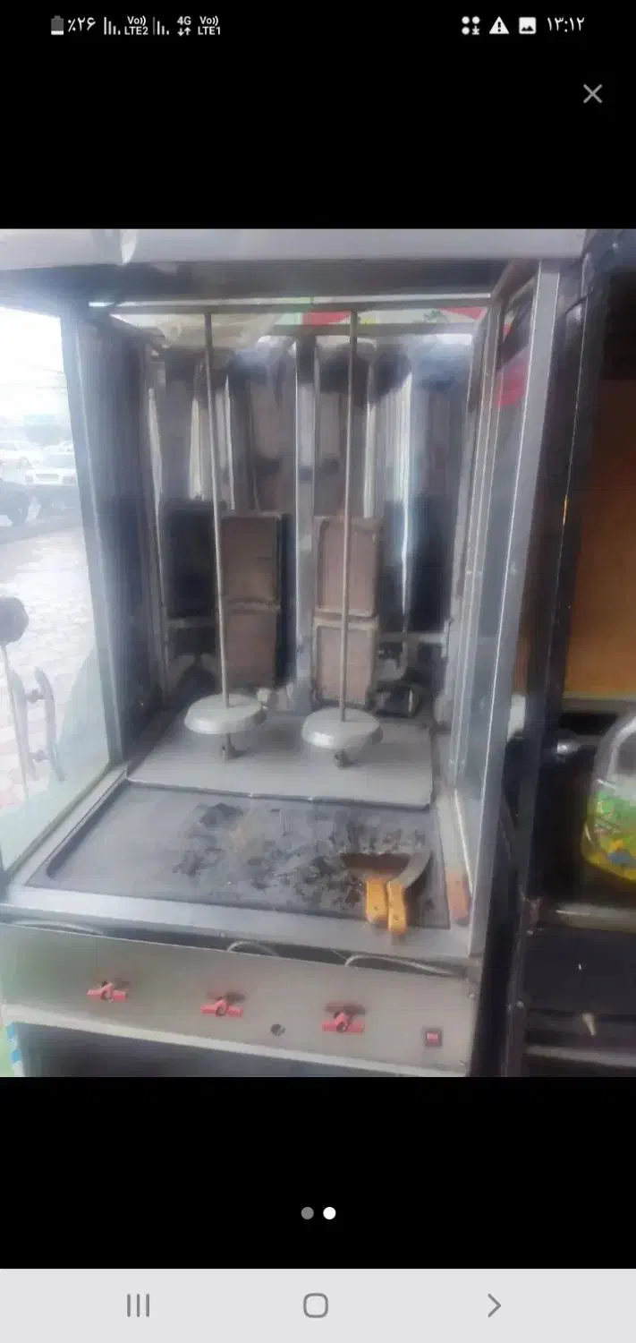 فروش فر دونر کباب ترکی دو سیخ|کافی‌شاپ و رستوران|شاهین دژ, |دیوار