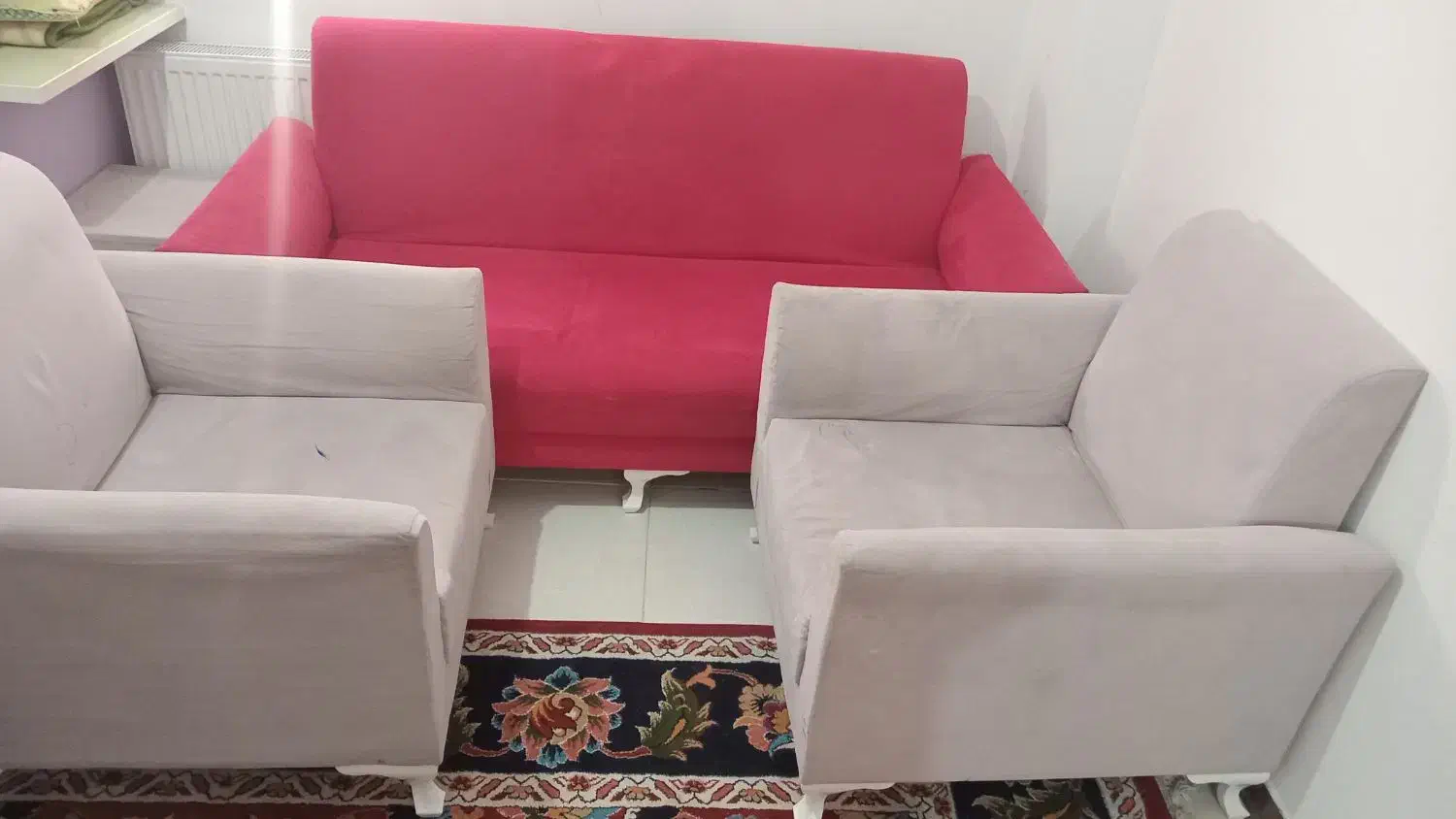 مبل ۵نفره مناسب باغ|مبلمان خانگی و میز عسلی|ماهدشت, |دیوار