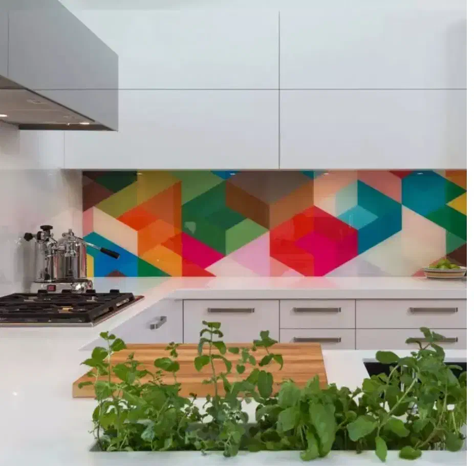 شیشه بین کابینتی طرح دار|مصالح و تجهیزات ساختمان|سیرجان, |دیوار