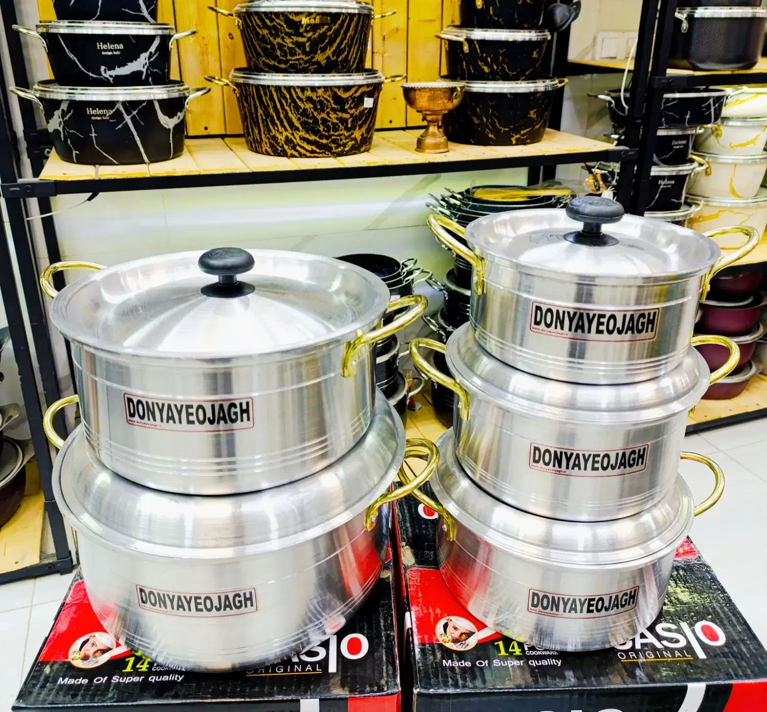 سرویس قابلمه 10 پارچه روحی اونم بصورت کیلوی|ظروف پخت‌وپز|قم, علی آباد سعدگان|دیوار