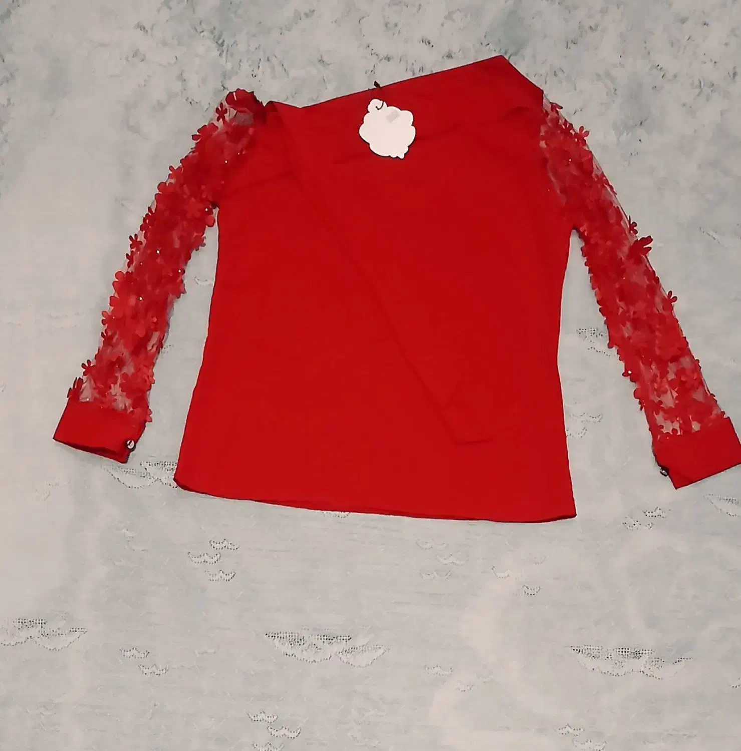 شومیز قرمز مناسب شب یلدا و مجالس|لباس|بهبهان, |دیوار