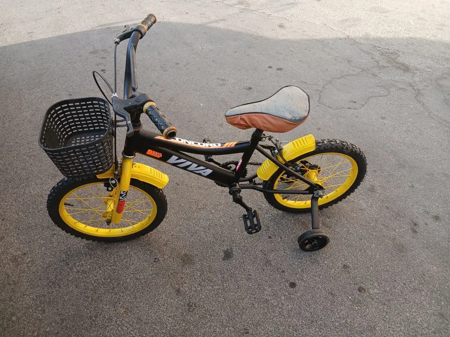 دوچرخه ۱۶ زرد مشکی|دوچرخه، اسکیت، اسکوتر|مهدی شهر, |دیوار