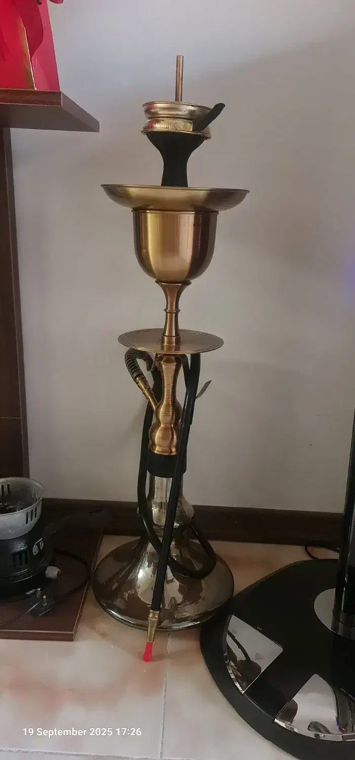 قلیان یخدان دار موسو طلایی|زیورآلات و اکسسوری|کرج, گوهردشت|دیوار