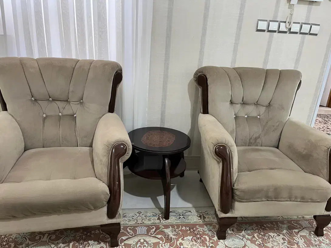 مبلمان ۸ نفره|مبلمان خانگی و میز عسلی|زاهدان, |دیوار