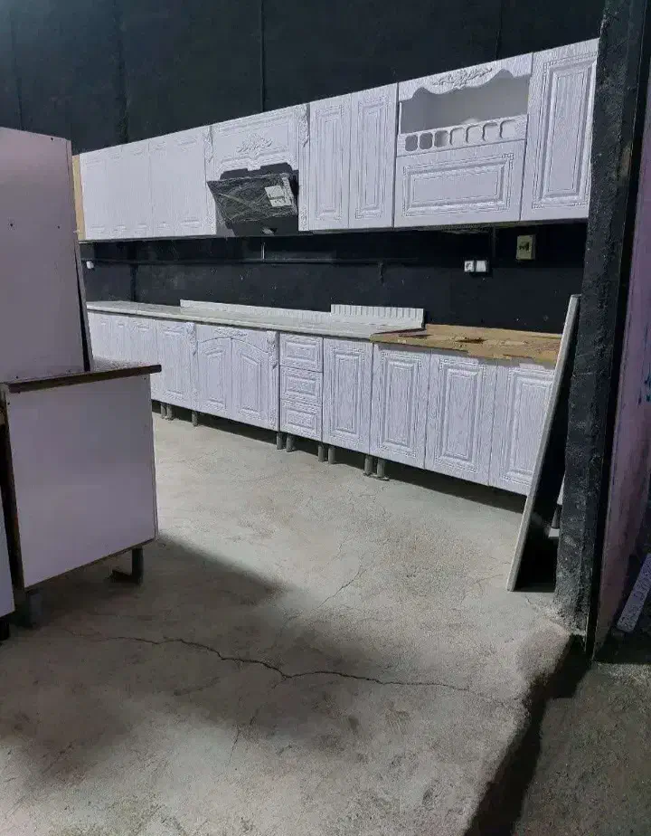 کابینت mdf سفید یخچالی ساده|مصالح و تجهیزات ساختمان|همدان, |دیوار