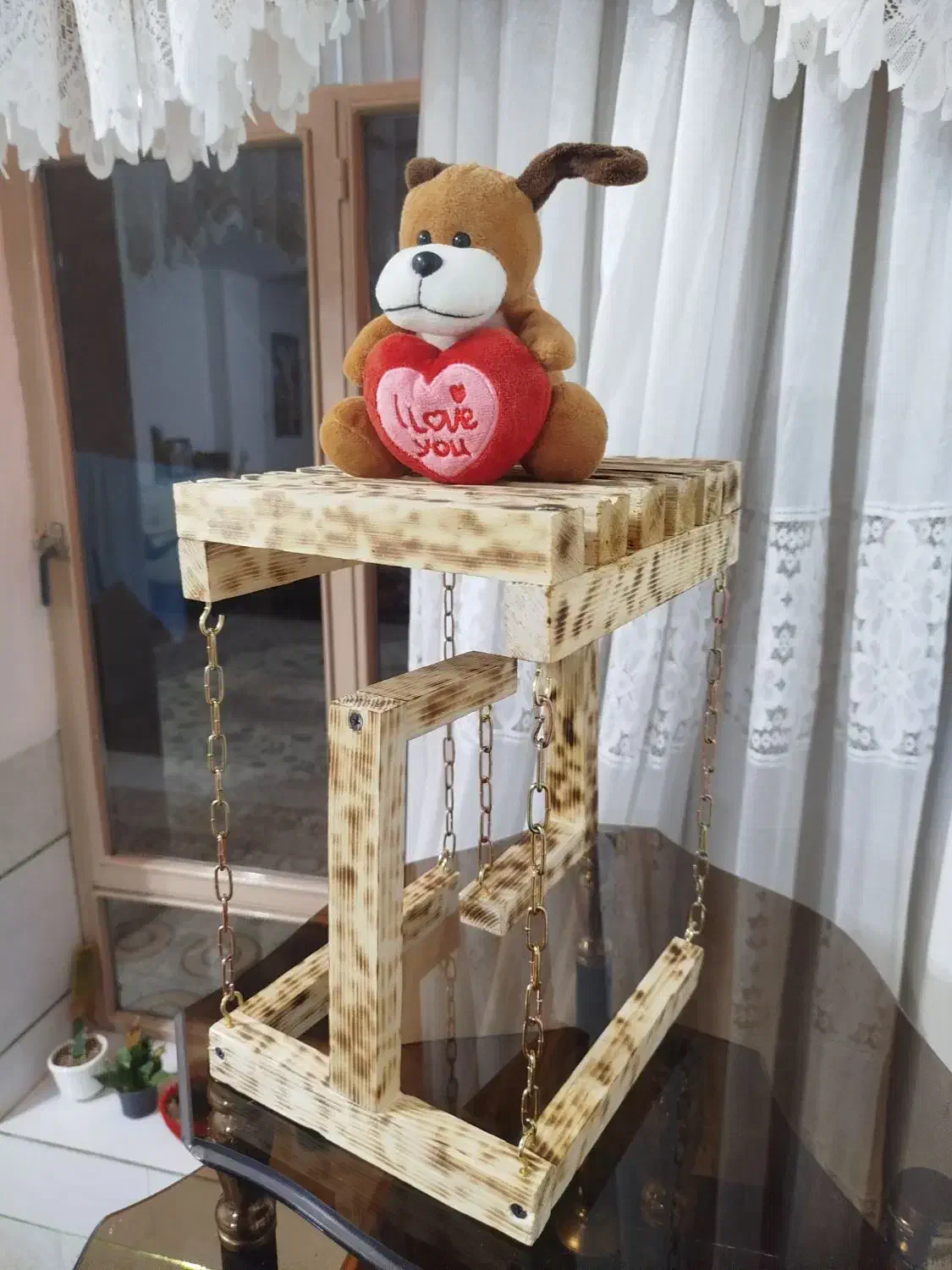 پایه دکوری چوبی دست‌ساز خاص|صنایع دستی و سایر لوازم تزئینی|نجف‌آباد, امام خمینی|دیوار