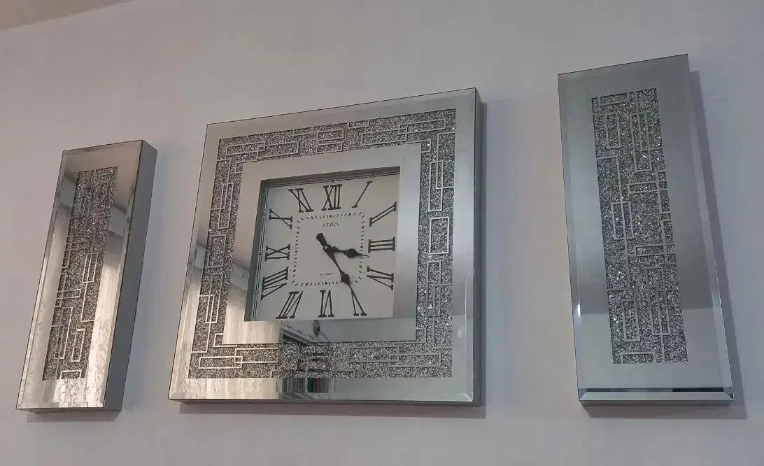 ساعت دیواری سه تیکه|ساعت دیواری و تزئینی|رباط‌کریم, نصیرشهر|دیوار