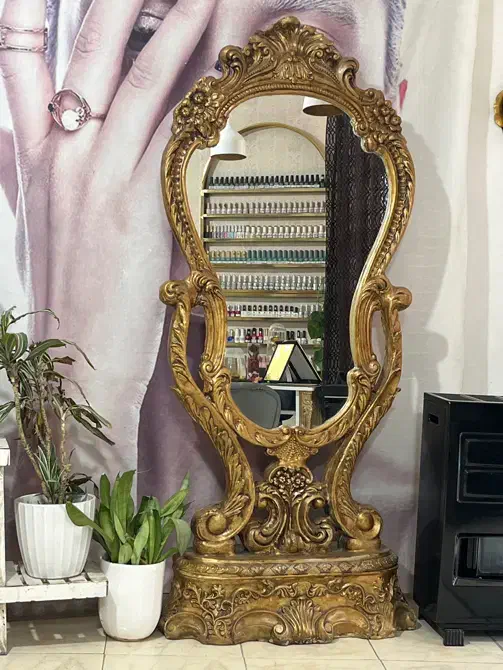 اجاق گاز استیل و اینه قدی ایستاده|آینه|قدس, شهر‌قدس|دیوار