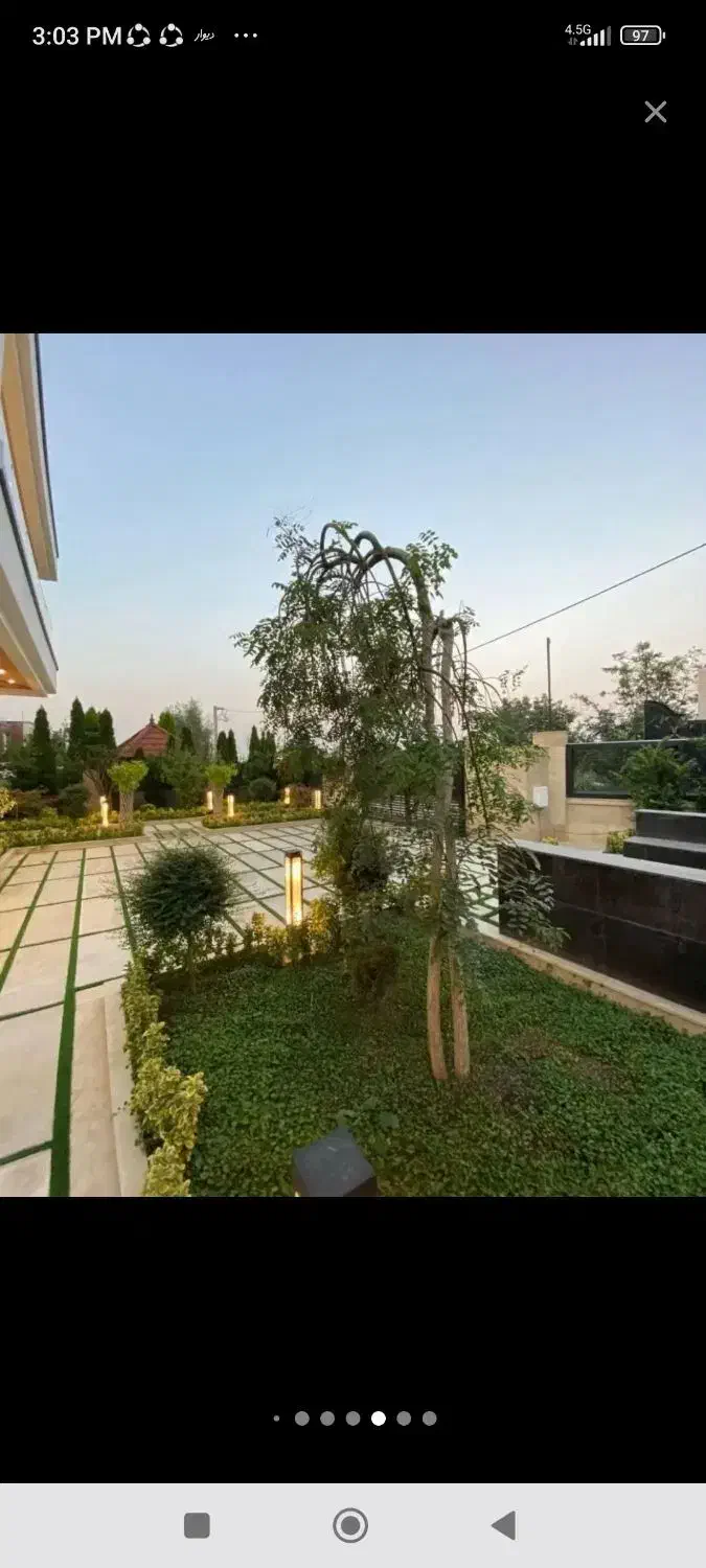 تریبلکس مدرن هوشمند با استخر و روفگاردن|فروش خانه و ویلا|چمستان, |دیوار