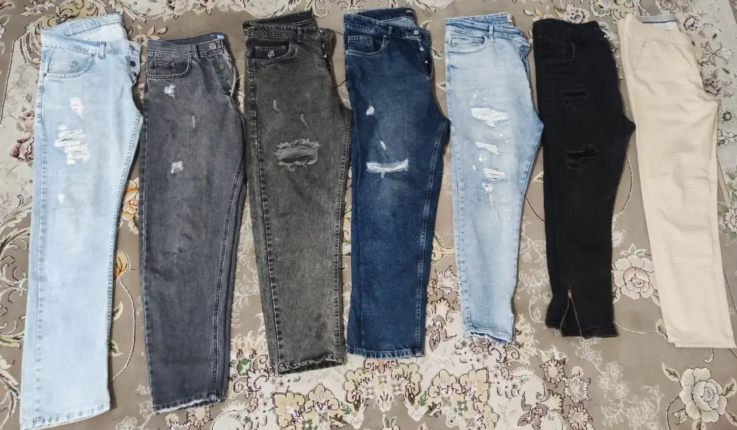 شلوار لی کتان مام فیت اسلیم فیت|لباس|پاکدشت, پاکدشت (مامازند)|دیوار