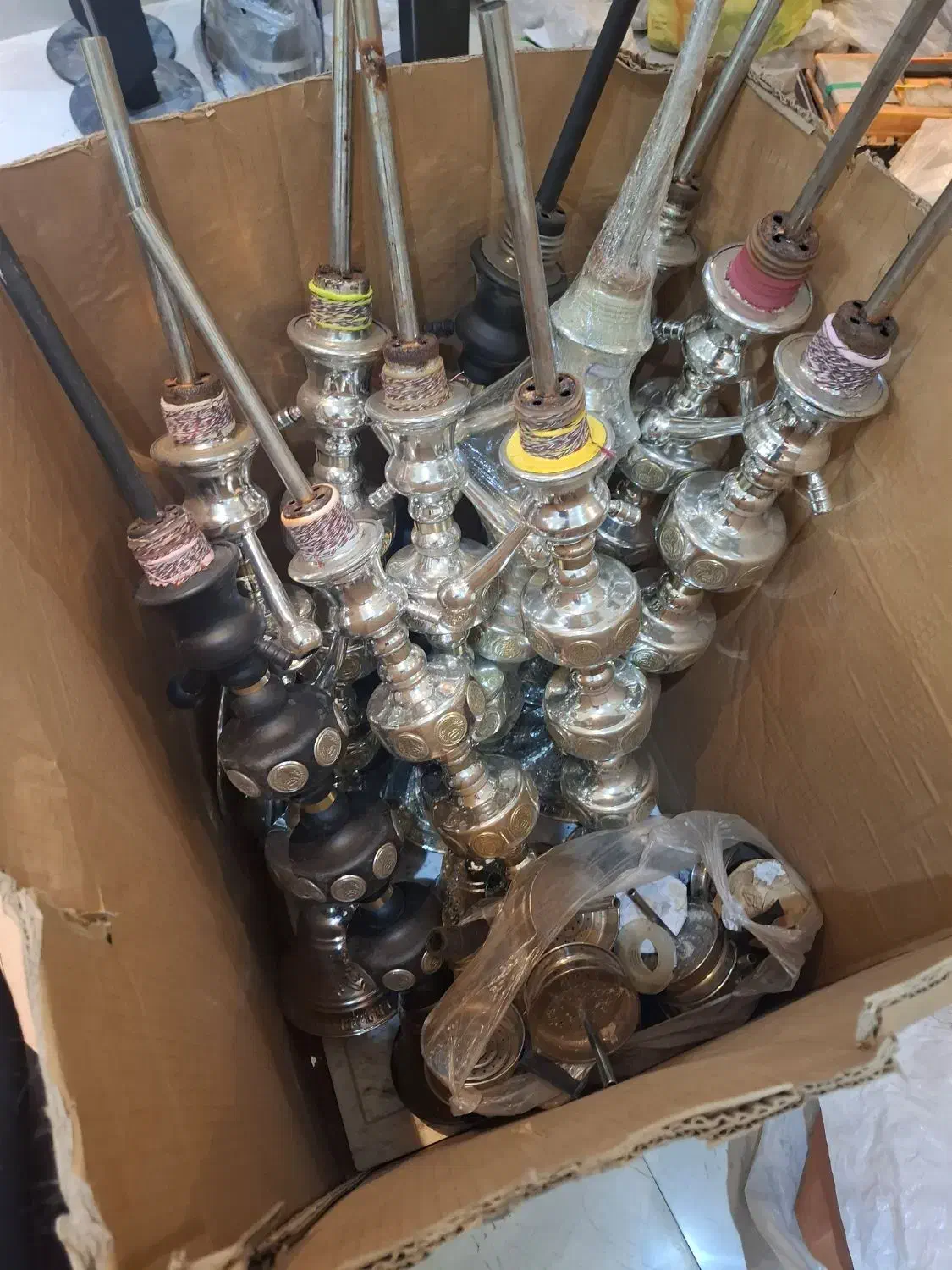 قلیان تنه استیل طرح عربی|کافیشاپ و رستوران|کرج, کوی امامیه|دیوار