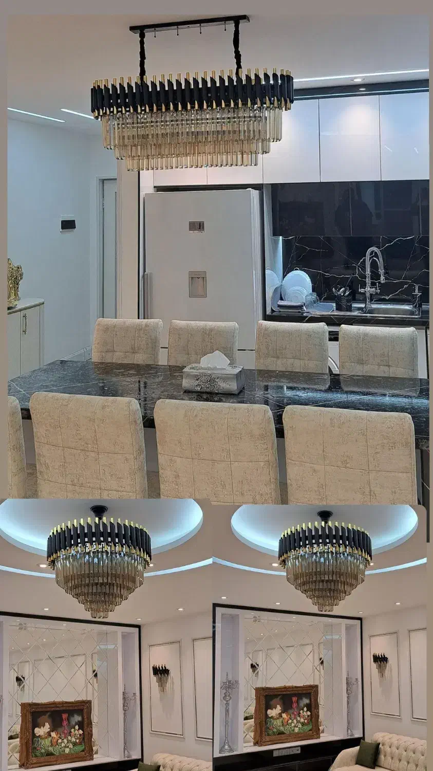 لوستر مدل نصب لوستر نصاب لوستر|لوستر و چراغ آویز|اهواز, کیانپارس |دیوار