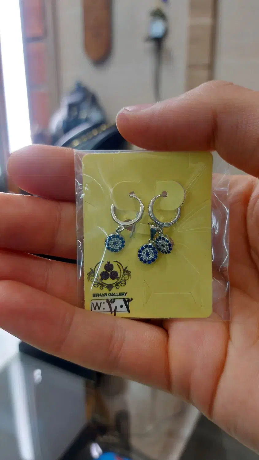 نیم ست نقره ۹۲۵ ایتالیایی|جواهرات|سنندج, |دیوار