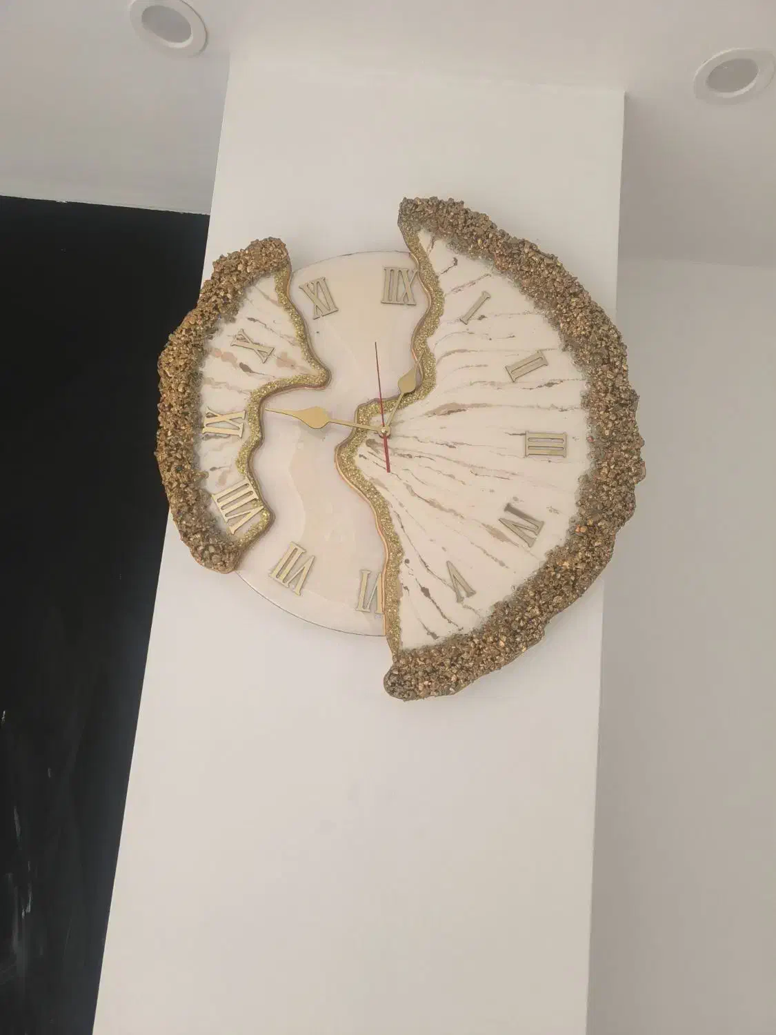 ساعت رزینی|ساعت دیواری و تزئینی|کرج, کوی گلها|دیوار