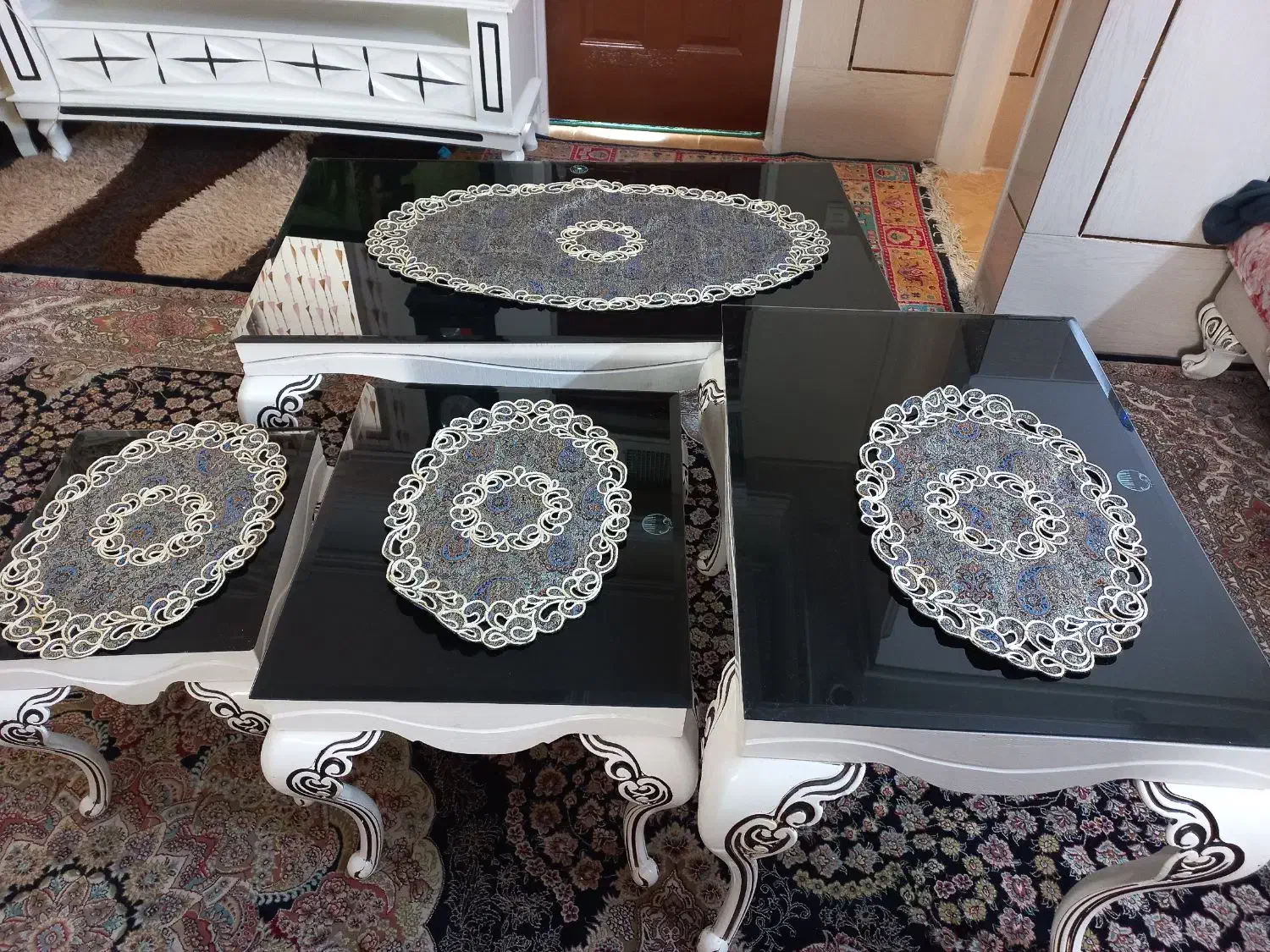 مبل‌۸نفره ب همراه میز عسلی|مبلمان خانگی و میز عسلی|خمین, |دیوار