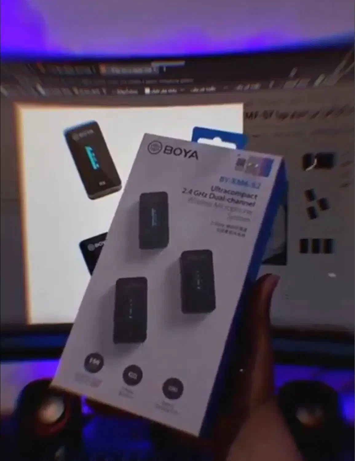 میکروفون بیسیم بویاs2 Boya|صوتی و تصویری|رشت, خبرنگار|دیوار