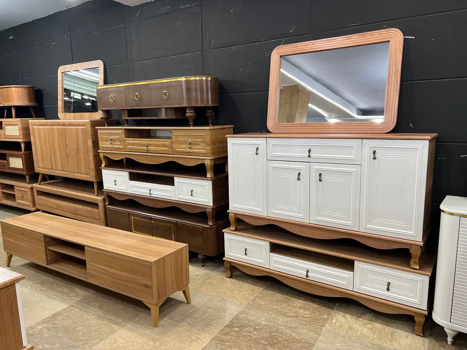 کنسول آینه ست ۱۰۶۰ شیک|بوفه، ویترین، کنسول|کرج, پیشاهنگی|دیوار