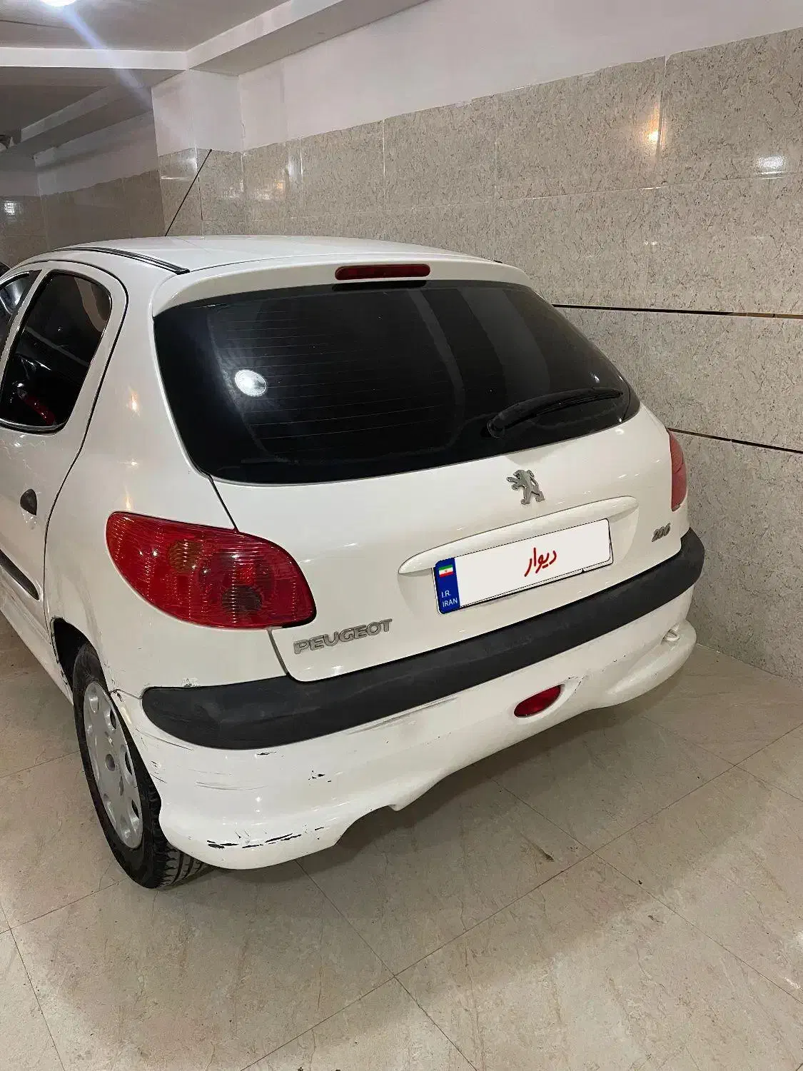 پژو ۲۰۶ تیپ ۲ موتور فرانسه|خودرو سواری و وانت|اردبیل, |دیوار