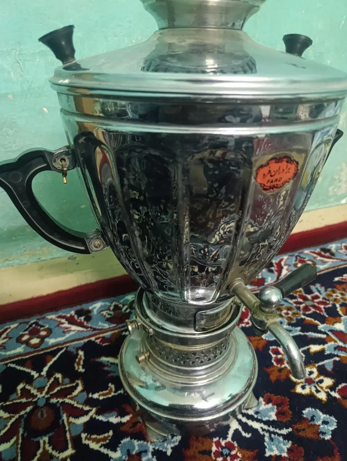 سماور نفتی قدیمی|سماور، چای‌ساز، قهوه‌ساز|اهواز, زندوکیلی|دیوار