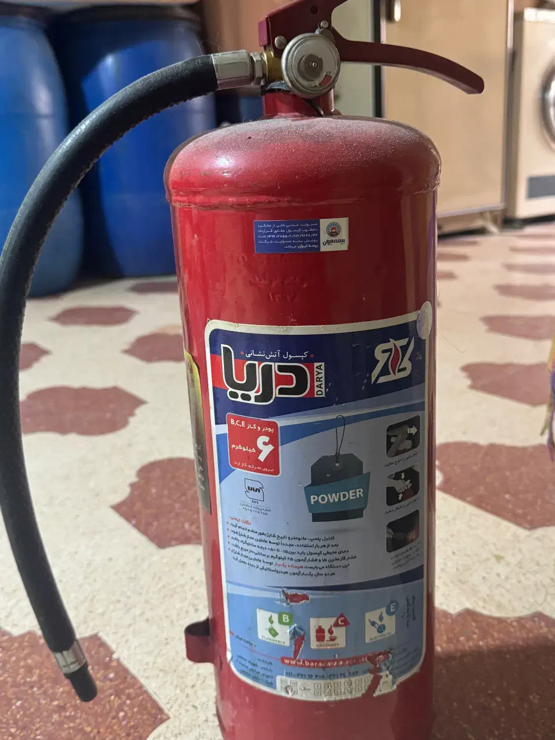 کپسول آتش نشانی|مصالح و تجهیزات ساختمان|شیراز, شهرک ایثار|دیوار