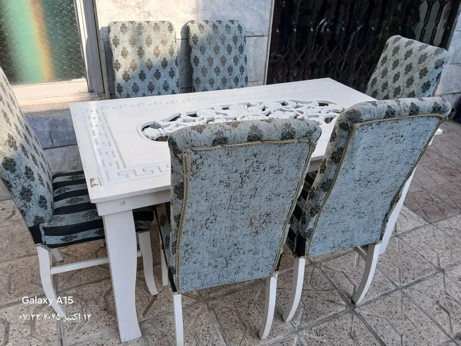 میز نهار خوری ۶ نفره|میز و صندلی غذاخوری|مشهد, طلاب|دیوار