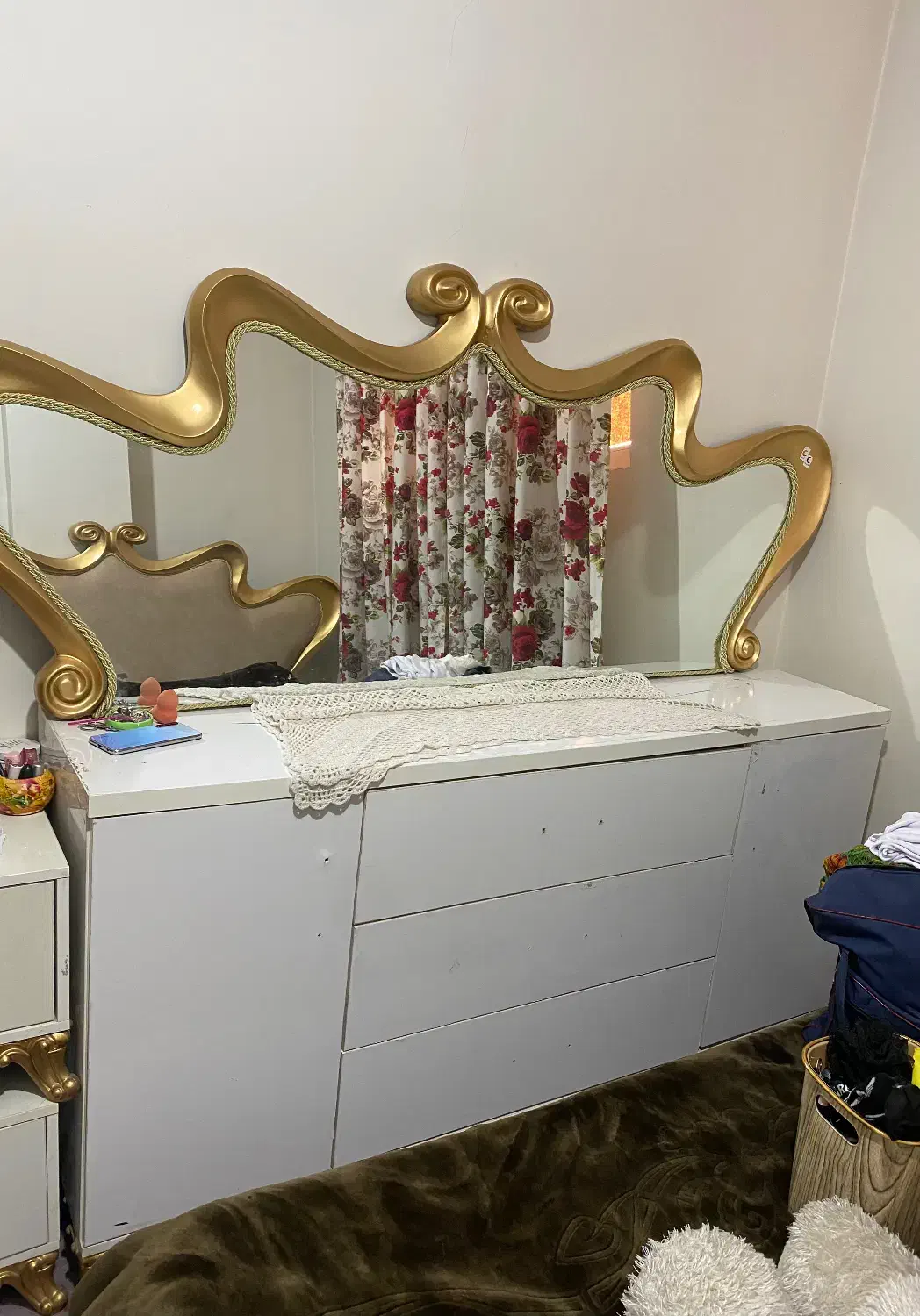 تخت خواب دو نفره|تخت و سرویس خواب|فولادشهر, مسکن مهر فولادشهر|دیوار