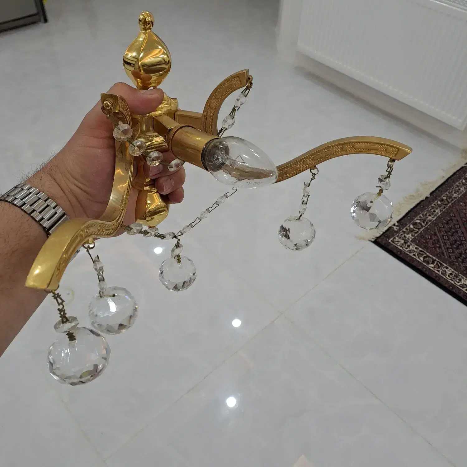 دیوارکوب زیبا|لوستر و چراغ آویز|زنجان, |دیوار