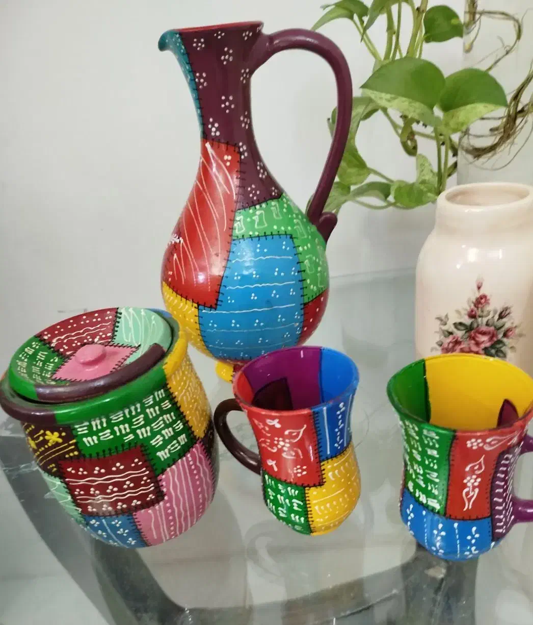 پارچ و لیوان وظروف سفالی|ظروف سرو و پذیرایی|مشهد, عسگریه|دیوار