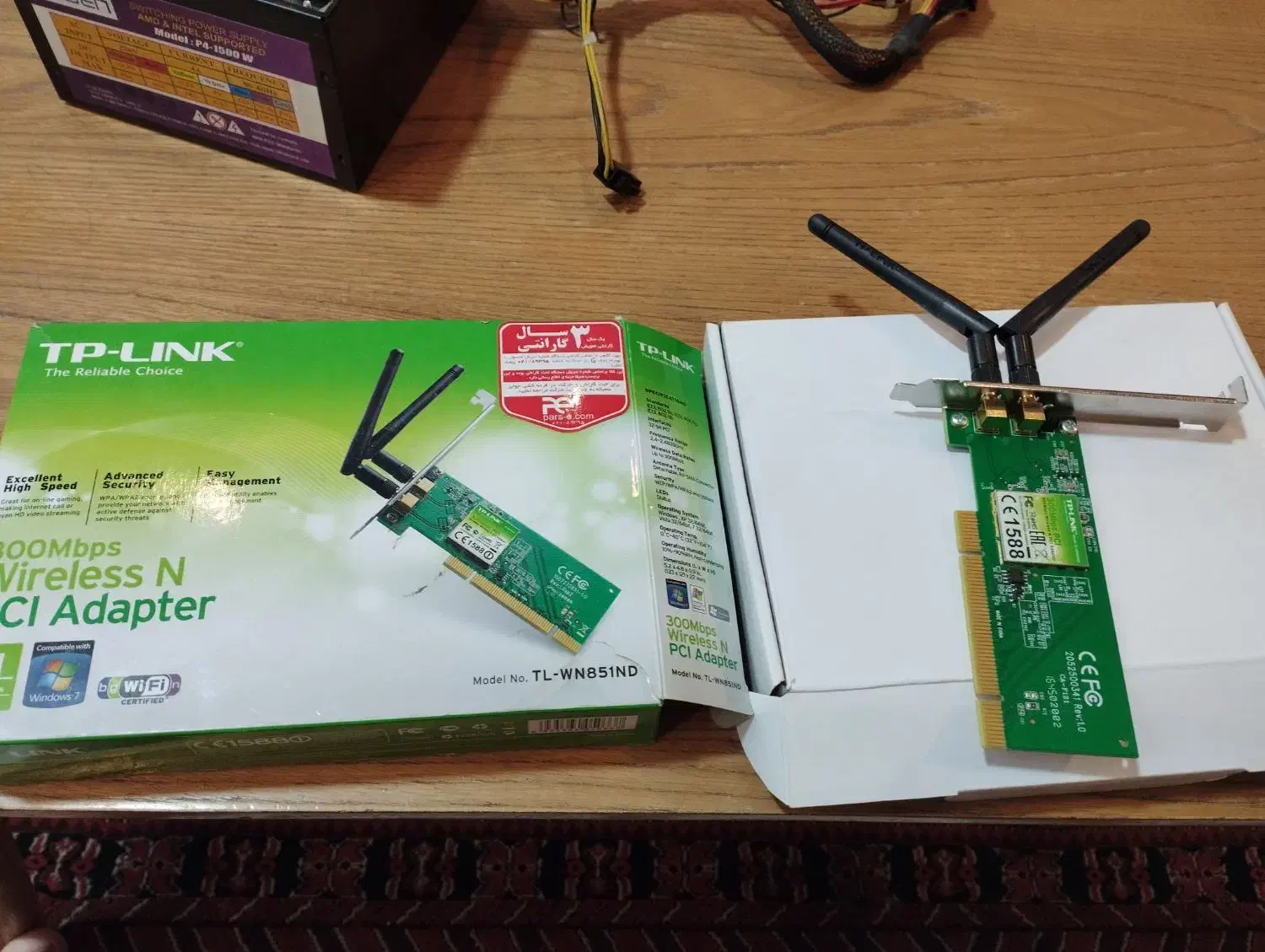 کارت شبکه بیسیم TP-LINK|قطعات و لوازم جانبی رایانه|مشهد, شهید فرامرز عباسی|دیوار