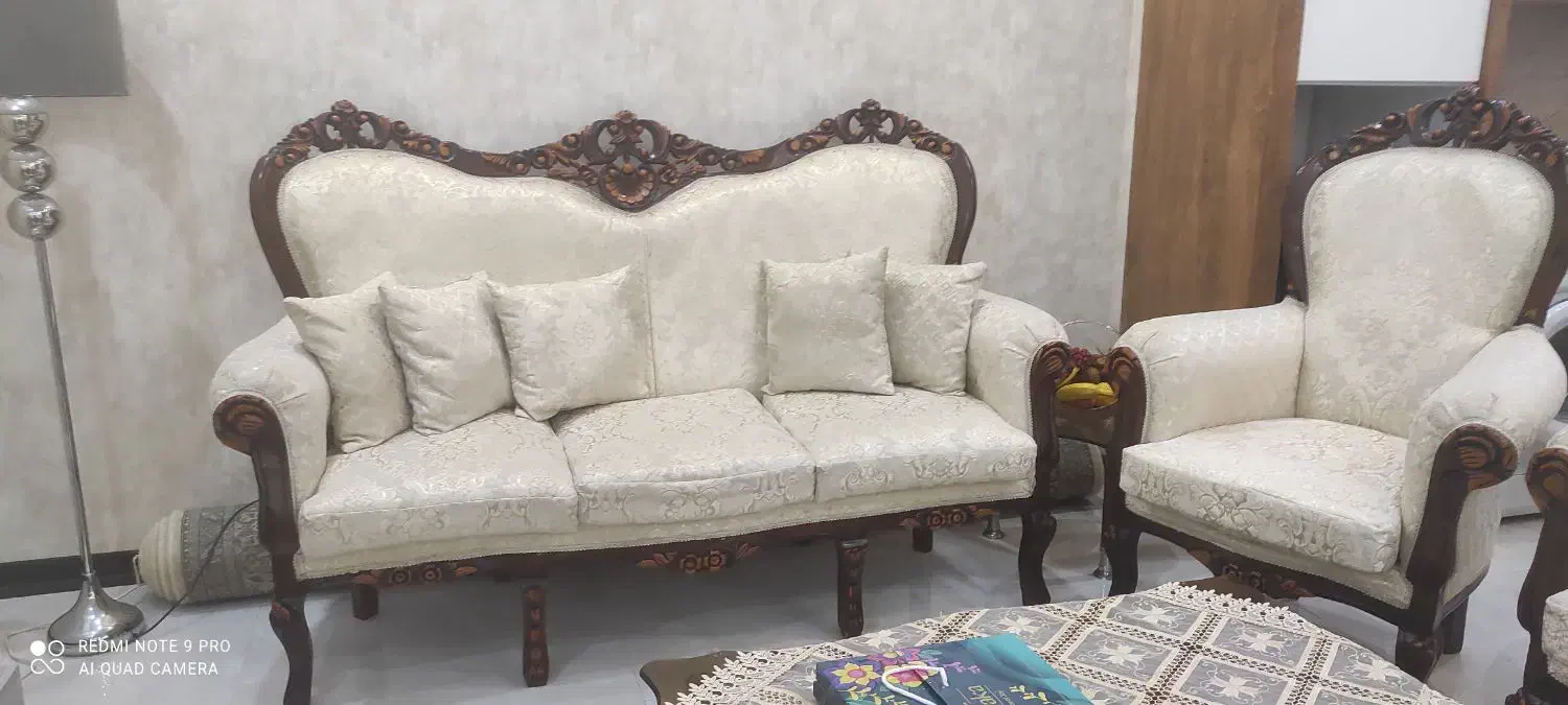 مبلمان چوب و منبت|مبلمان خانگی و میز عسلی|اهواز, آریاشهر|دیوار